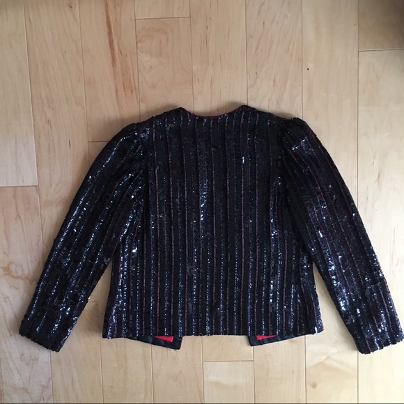 Vintage sequin and bead jacket - Picture 3 of 7
